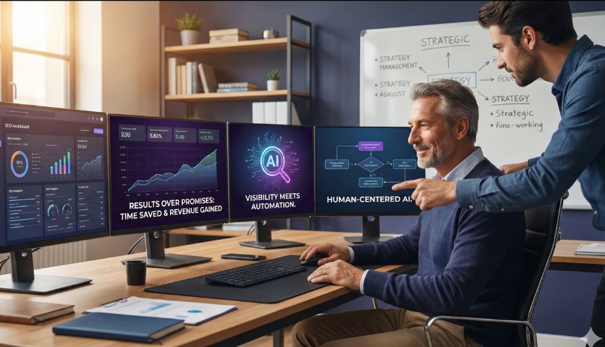 Automated Ai Assistant - Computer screens Automated Ai Assistant Computer Screens
